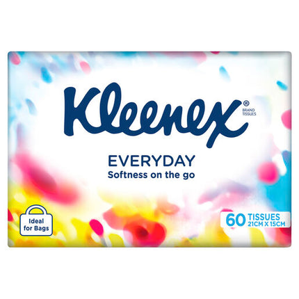Kleenex Facial Tissue Soft Pack 60