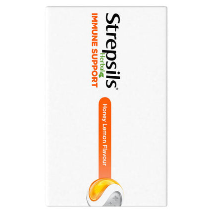 Strepsils Herbal Immune Support Lozenges Honey Lemon 32s