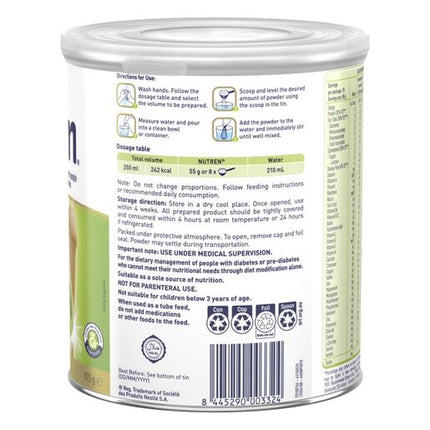 Nutren Diabetes Vanilla Powder 825g