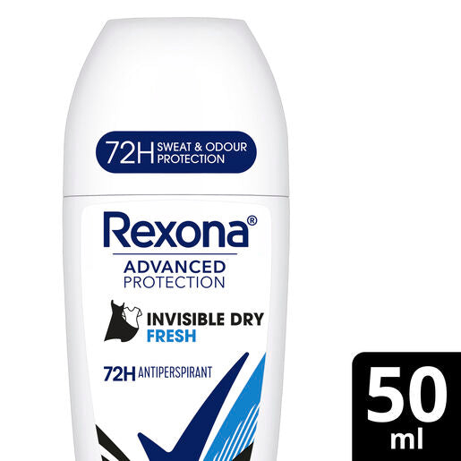 Rexona Women 72H Advanced Roll On Antiperspirant Deodorant Invisible Dry Fresh  50 ML