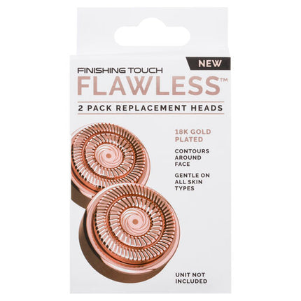 Finishing Touch Flawless Facial Hair Remover Replacement Heads 2pk - Gen 2