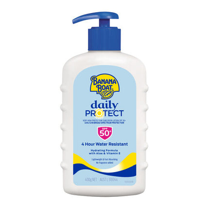 Banana Boat Daily Protect Sunscreen Pump SPF 50+ 400g