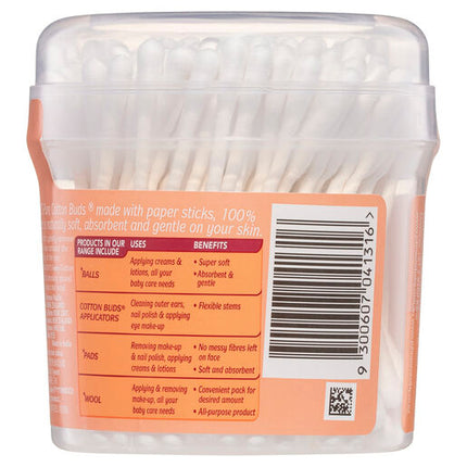 Johnson's Pure Cotton Buds Canister 150Pk