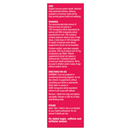 Frequent Flyer Immunity Boost Raspberry 15 Tablets