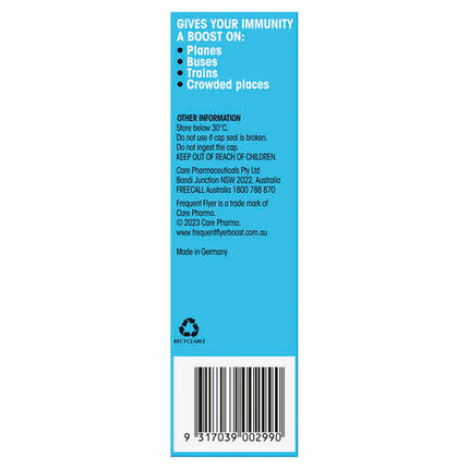Frequent Flyer Immunity Boost Raspberry 15 Tablets