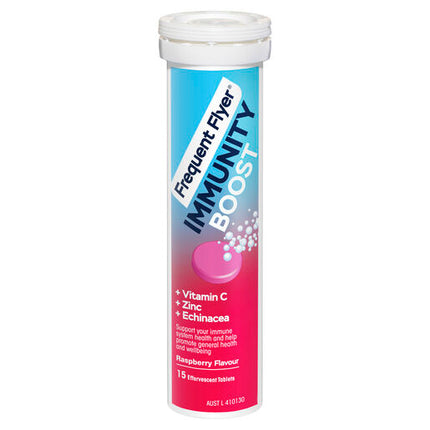 Frequent Flyer Immunity Boost Raspberry 15 Tablets