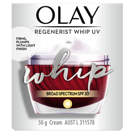 Olay Whip Regenerist UV Moisturiser 50g