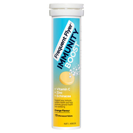 Frequent Flyer Immunity Boost Orange 15 Tablets