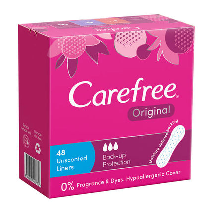 Carefree Original Unscented Liners 48 pack
