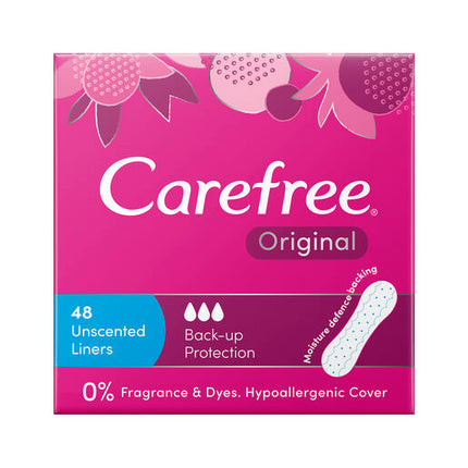 Carefree Original Unscented Liners 48 pack