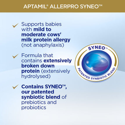 Aptamil AllerPro Syneo 2 Allergy Premium Baby Follow-On Formula From 6-12 Months 900g