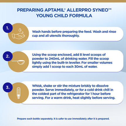 Aptamil AllerPro Syneo 3 Allergy Premium Toddler Milk Drink From 1 Year 900g