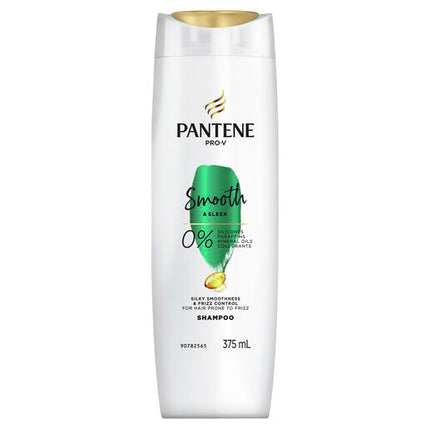 Pantene Pro-V Smooth & Sleek Shampoo: Smoothing Shampoo for Frizzy Hair 375 ml
