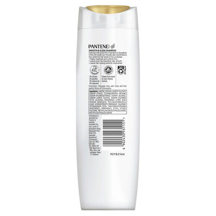 Pantene Pro-V Smooth & Sleek Shampoo: Smoothing Shampoo for Frizzy Hair 375 ml