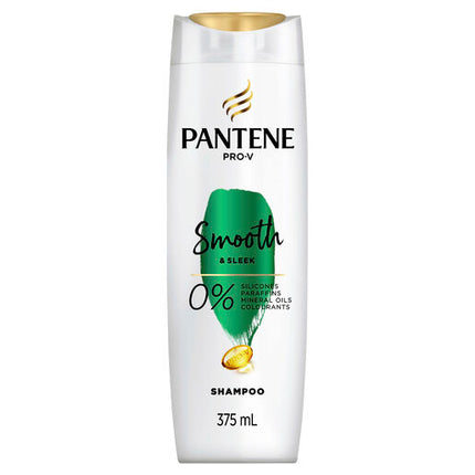 Pantene Pro-V Smooth & Sleek Shampoo: Smoothing Shampoo for Frizzy Hair 375 ml