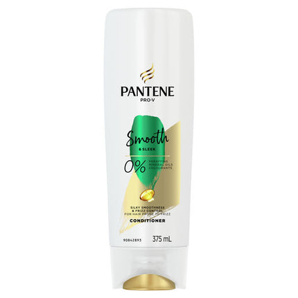 Pantene Pro-V Smooth & Sleek Conditioner: Smoothing Conditioner for Frizzy Hair 375 ml
