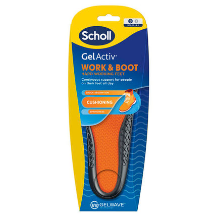Scholl Gel Activ Insole Work & Boot Small
