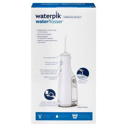 Waterpik Waterflosser White Cordless Select