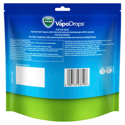 Vicks VapoDrops - 70 Original Menthol Lozenges