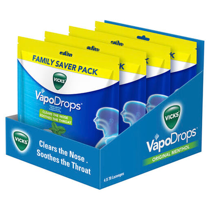 Vicks VapoDrops - 70 Original Menthol Lozenges