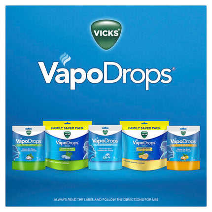 Vicks VapoDrops - 70 Original Menthol Lozenges