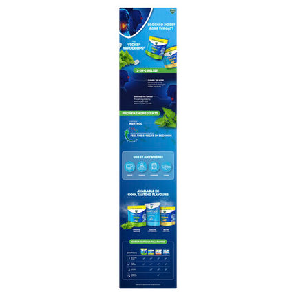 Vicks VapoDrops - 70 Original Menthol Lozenges