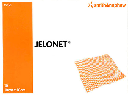 Jelonet Paraffin Gauze Dressings 10 x 10cm single dressing