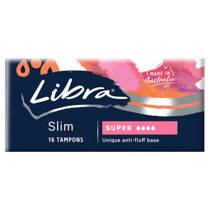 Libra Tampons Slim Super 16 Pack