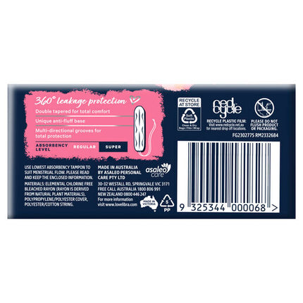 Libra Tampons Slim Super 16 Pack