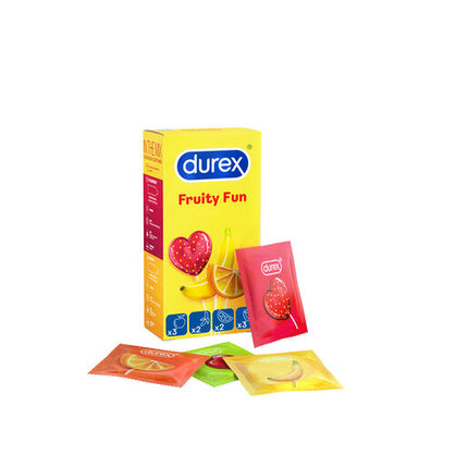 Durex Fruity Fun Flavoured Condoms 10pk