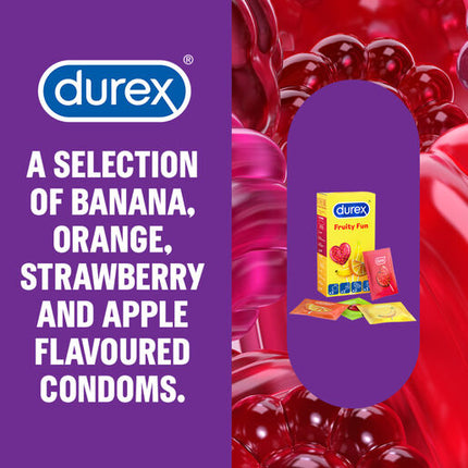 Durex Fruity Fun Flavoured Condoms 10pk