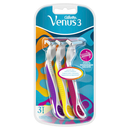 Gillette Venus 3 Disposable Razor 3 count