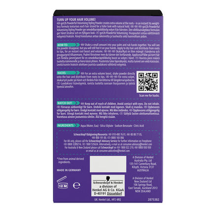 Schwarzkopf Got2b PowderFul Volume Powder 10g