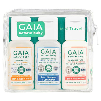 Gaia Natural Baby Mini Traveller Kit 50mL 3 Pack
