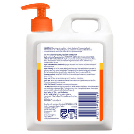 Cancer Council Everyday Value Sunscreen SPF50 1L