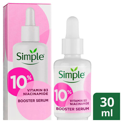 Simple Booster Serum 10% Niacinamide(Vitamin B3)for even skin tone and texture 30mL