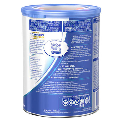 Nestle Nan COMFORT 2 Follow-on Baby Formula From 6-12 Months 800g