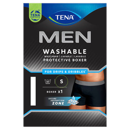 Tena Men Washable Protective Boxer Small (S) 1 Pack