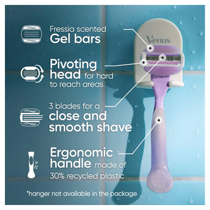 Gillette Venus Comfortglide Freesia Razor 1CT