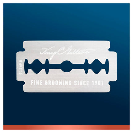 King C. Gillette Double Edge Safety Razor Blades 10 Pack