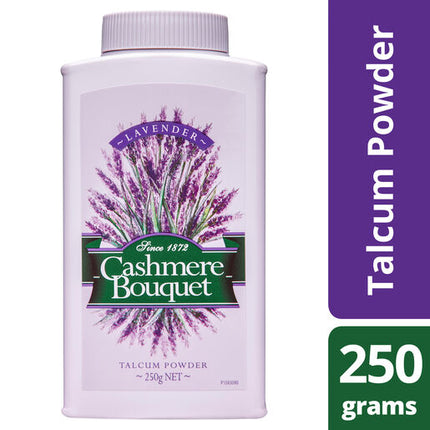 Cashmere Bouquet Talcum Powder, 250g, Fresh Lavender