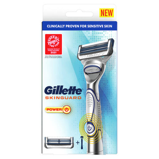 Gillette Skinguard Power Razor Handle + 1 Cartridge