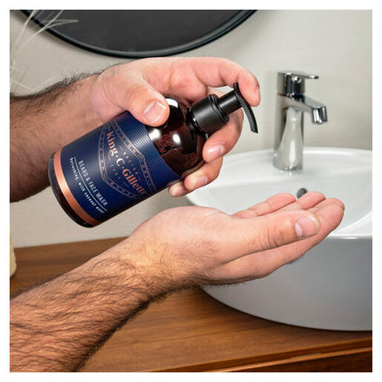 King C. Gillette Men's Beard And Face Wash 350mL