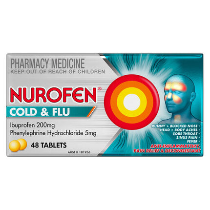 Nurofen Cold & Flu PE Tablets 48