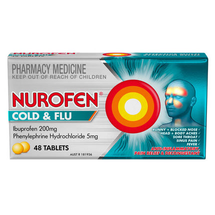 Nurofen Cold & Flu PE Tablets 48