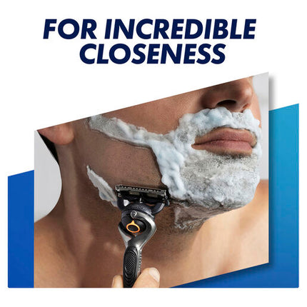 Gillette Fusion ProGlide Manual Razor Handle + 4 Cartridges + Free Razor Cap