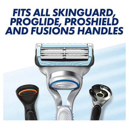 Gillette Skinguard Razor Blades 8 Cartridges Refills