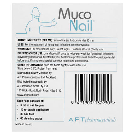 MycoNail® Anti-Fungal Nail Lacquer Kit 5mL