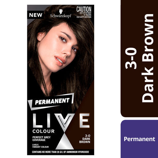 Schwarzkopf LIVE Colour Permanent 3.0 Dark Brown
