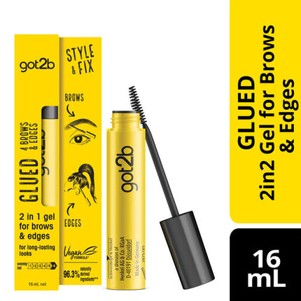 Schwarzkopf Got2B Glued 4 Brows and Edges 2 in 1 Gel Strong Hold 16ml